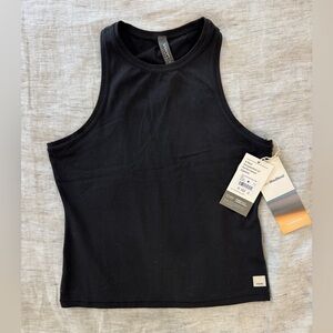 Vuori All The Feels Crew Tank. Small. Black.
